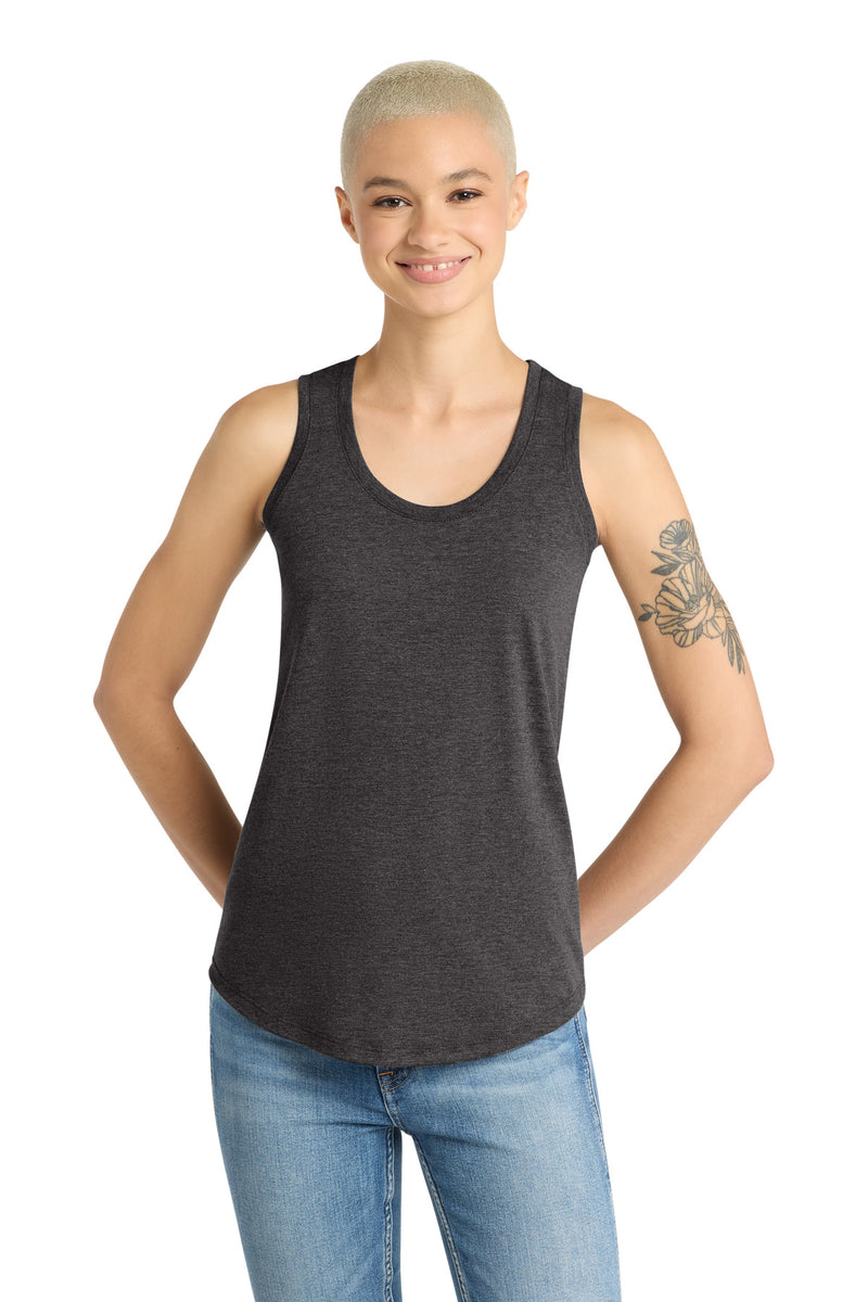 District  Women's Perfect Tri Racerback Tank - Heathered Charcoal