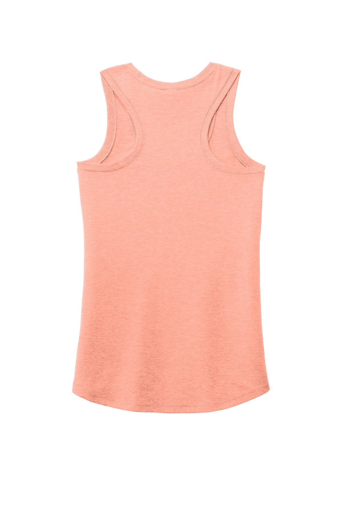 District  Women's Perfect Tri Racerback Tank - Heathered Dusty Peach