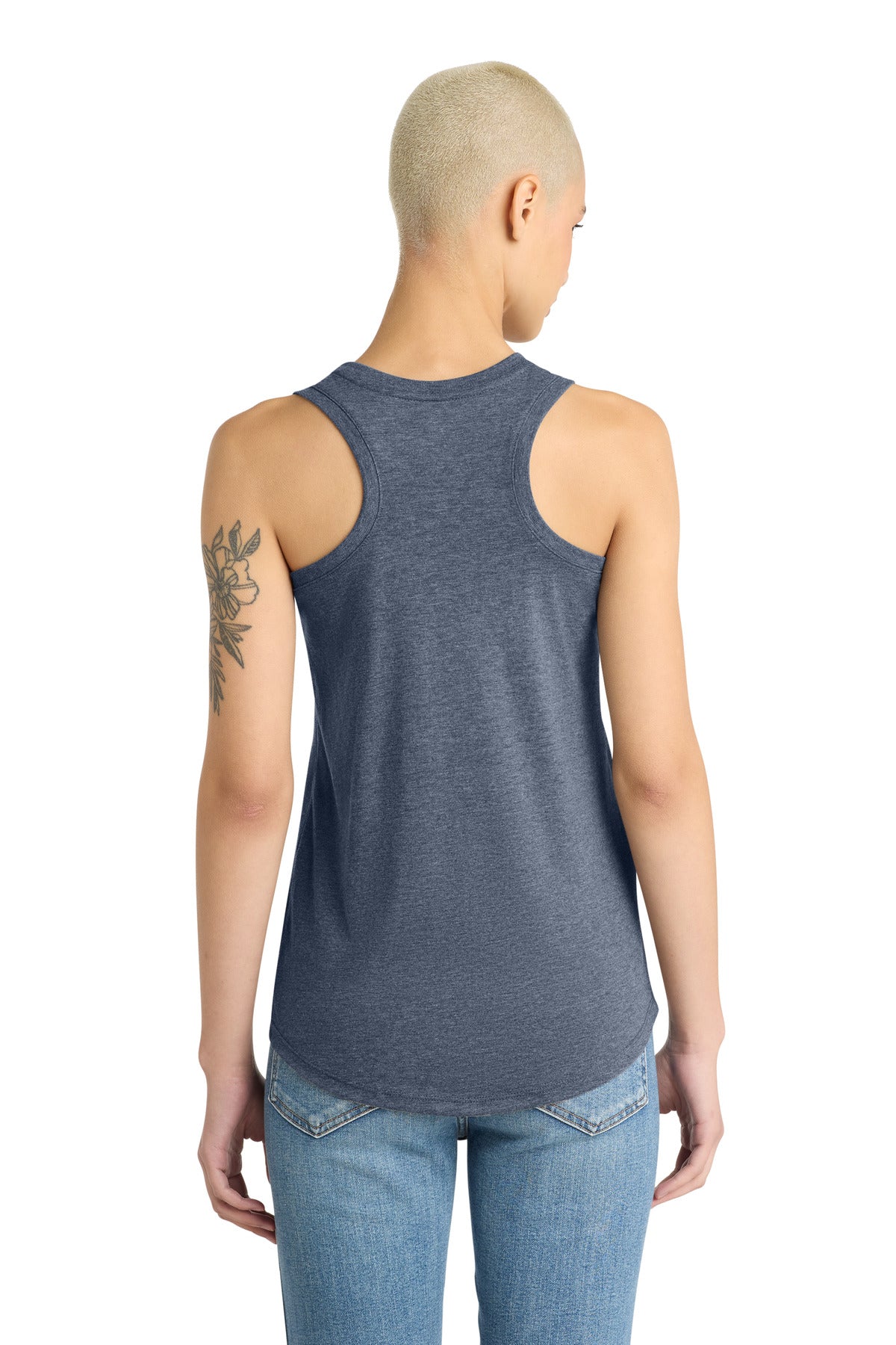 District  Women's Perfect Tri Racerback Tank - Navy Frost