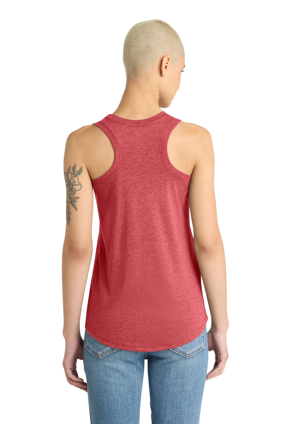 District  Women's Perfect Tri Racerback Tank - Red Frost