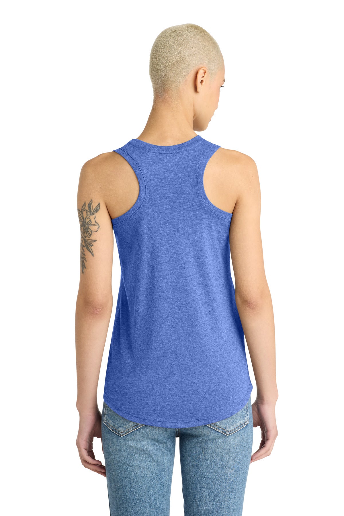 District  Women's Perfect Tri Racerback Tank - Royal Frost