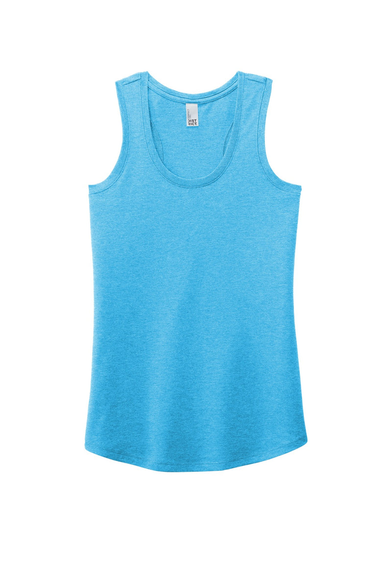 District  Women's Perfect Tri Racerback Tank - Turquoise Frost
