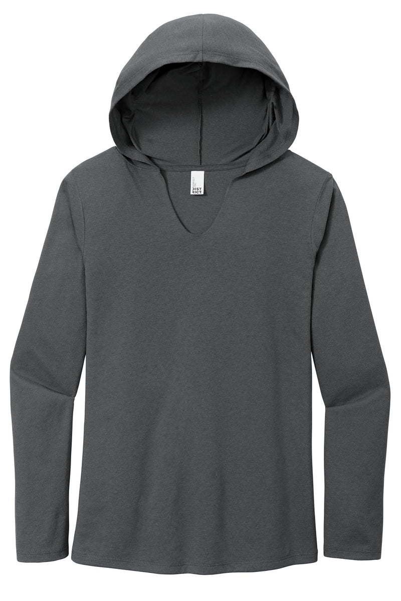 District Women's Perfect Tri Long Sleeve Hoodie - Charcoal