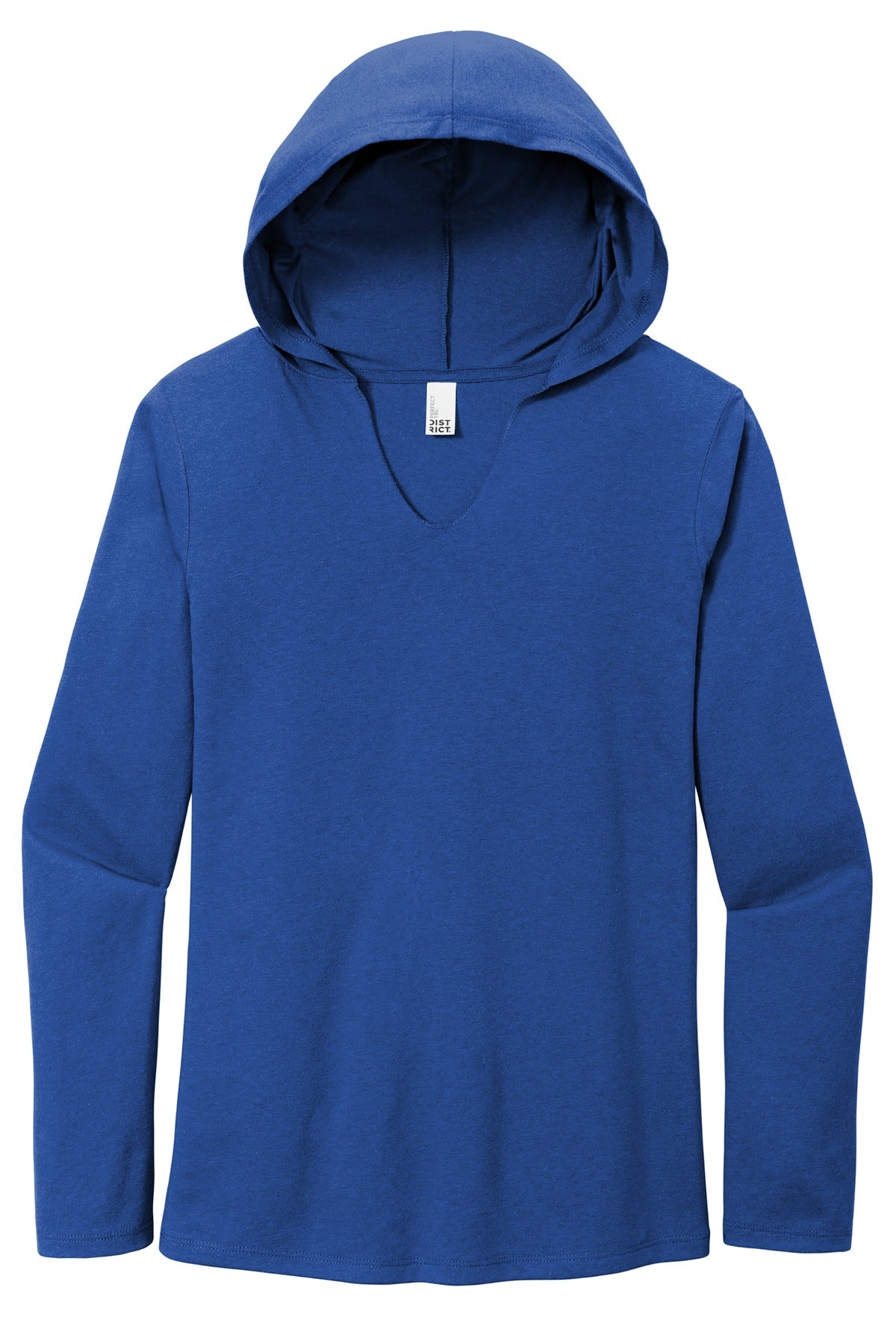 District Women's Perfect Tri Long Sleeve Hoodie - Deep Royal