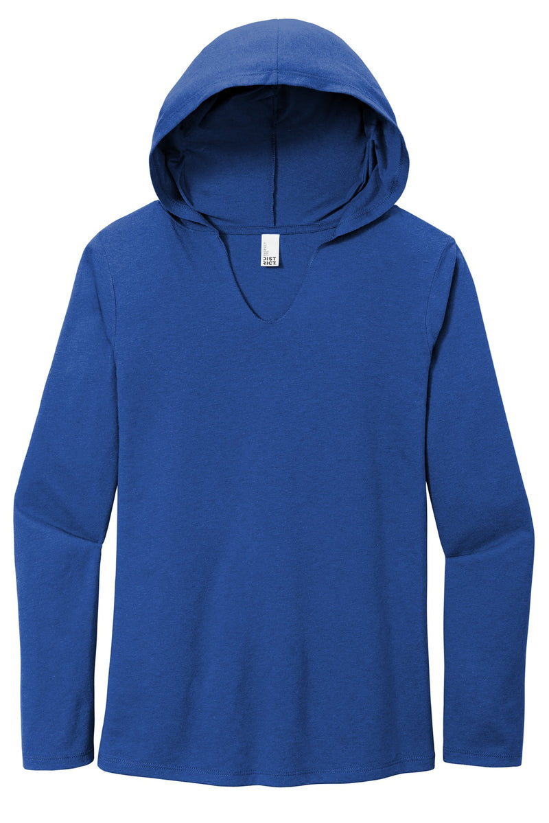 District Women's Perfect Tri Long Sleeve Hoodie - Deep Royal