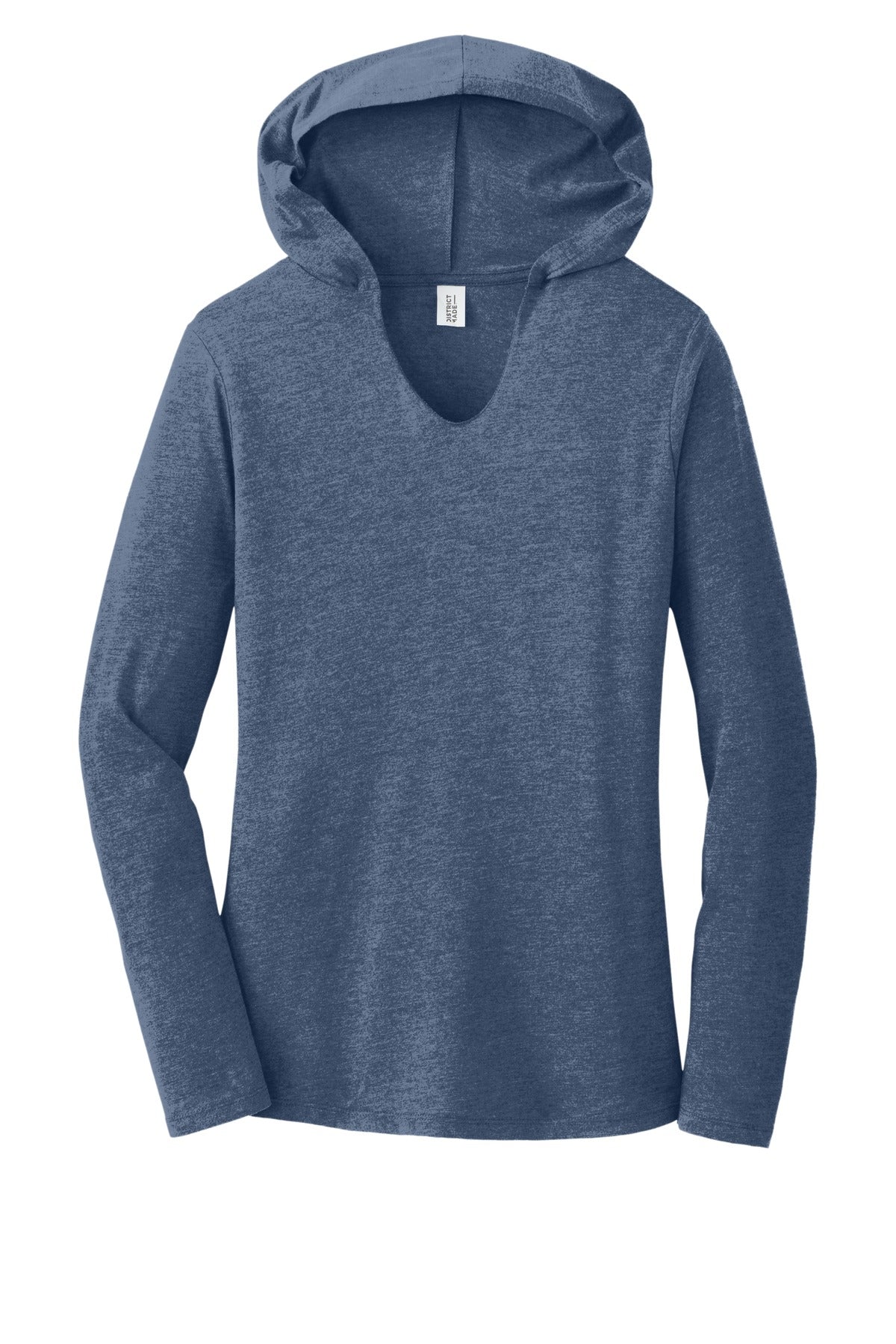 District Women's Perfect Tri Long Sleeve Hoodie - Navy Frost