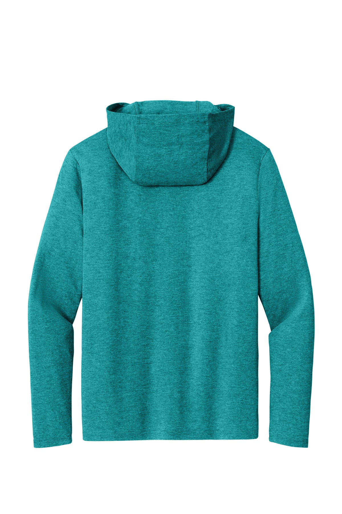 District Perfect Tri Long Sleeve Hoodie - Heathered Teal