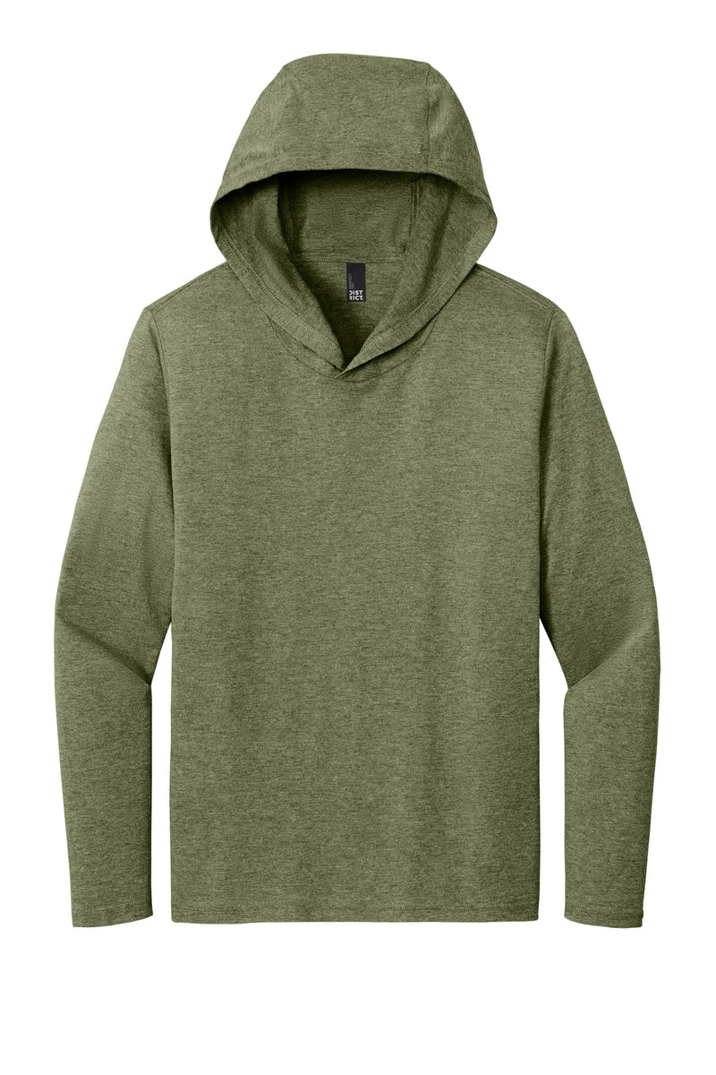 District Perfect Tri Long Sleeve Hoodie - Military Green Frost