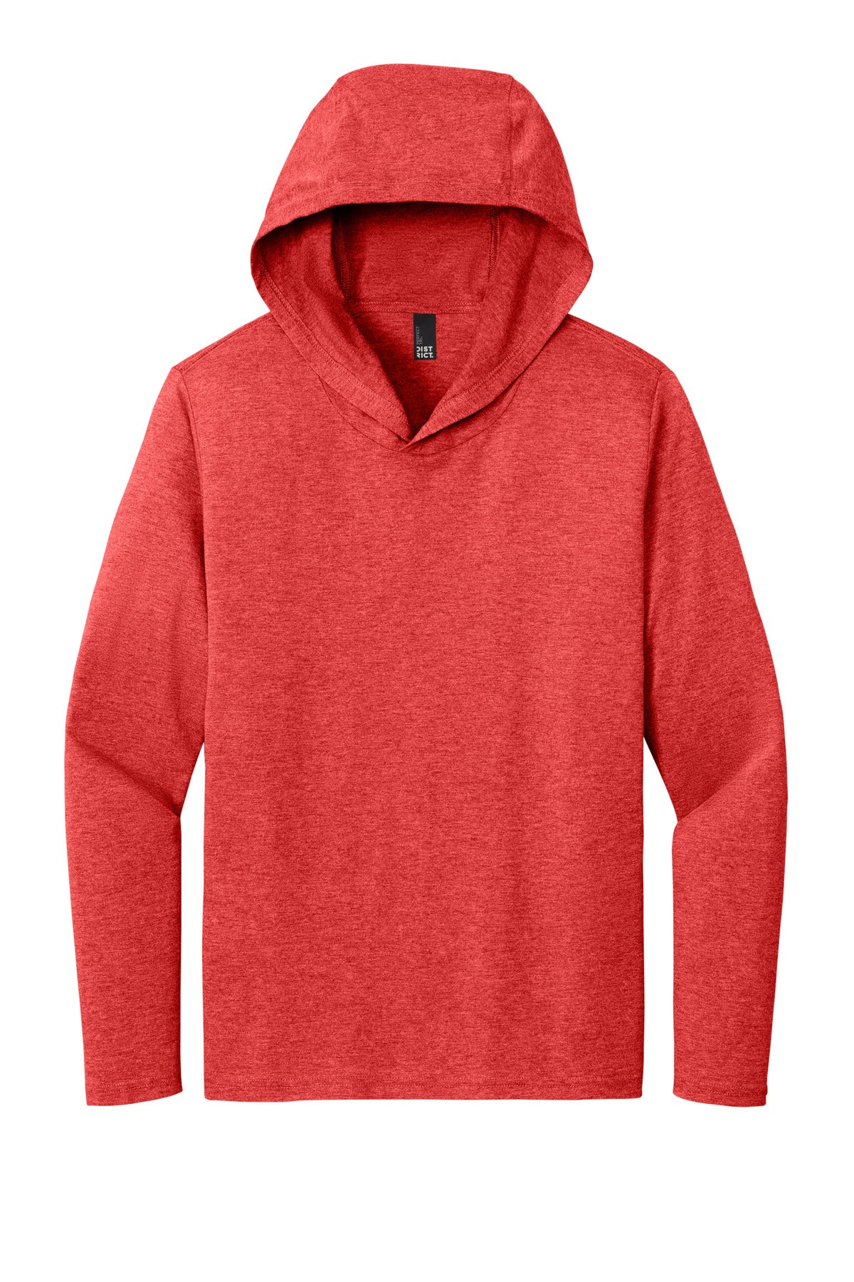 District Perfect Tri Long Sleeve Hoodie - Red Frost