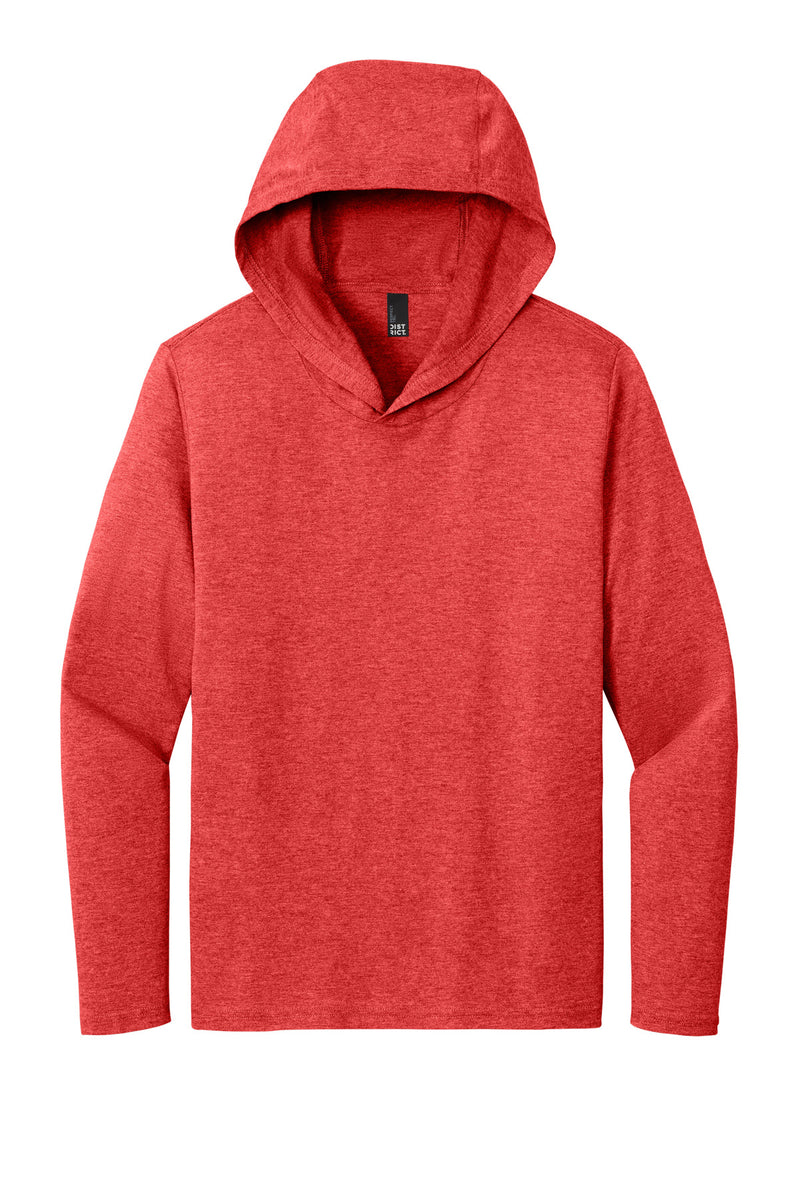 District Perfect Tri Long Sleeve Hoodie - Red Frost