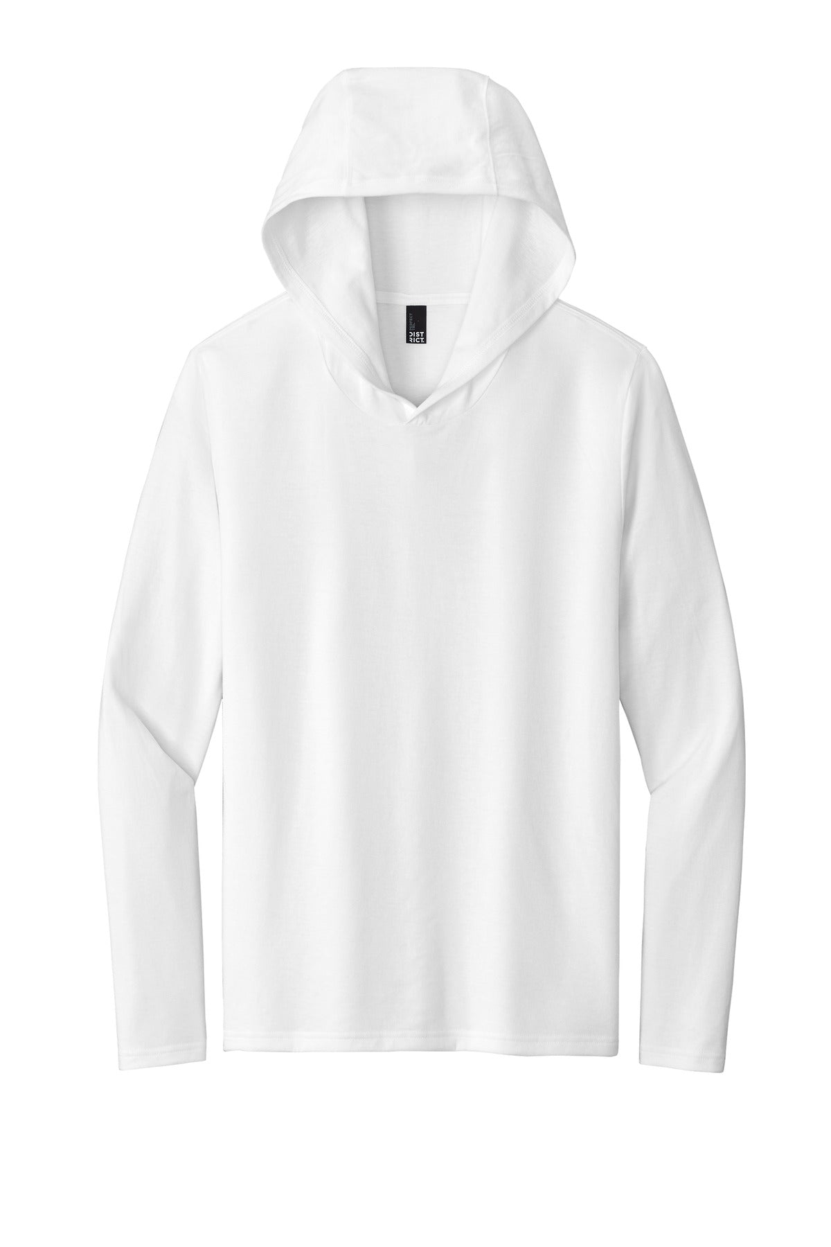 District Perfect Tri Long Sleeve Hoodie - White