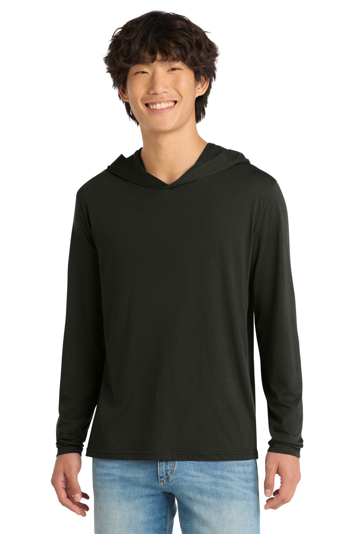 District Perfect Tri Long Sleeve Hoodie - Black