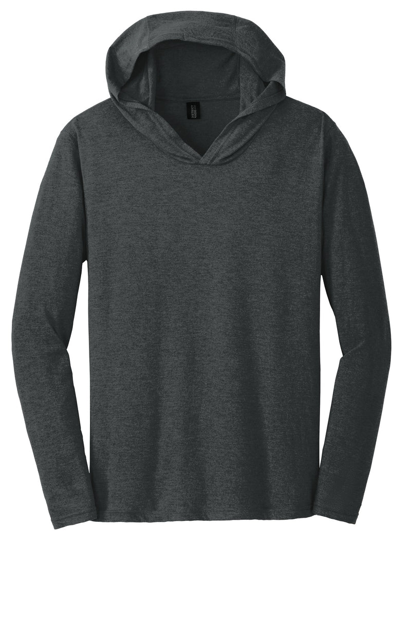 District Perfect Tri Long Sleeve Hoodie - Black Frost