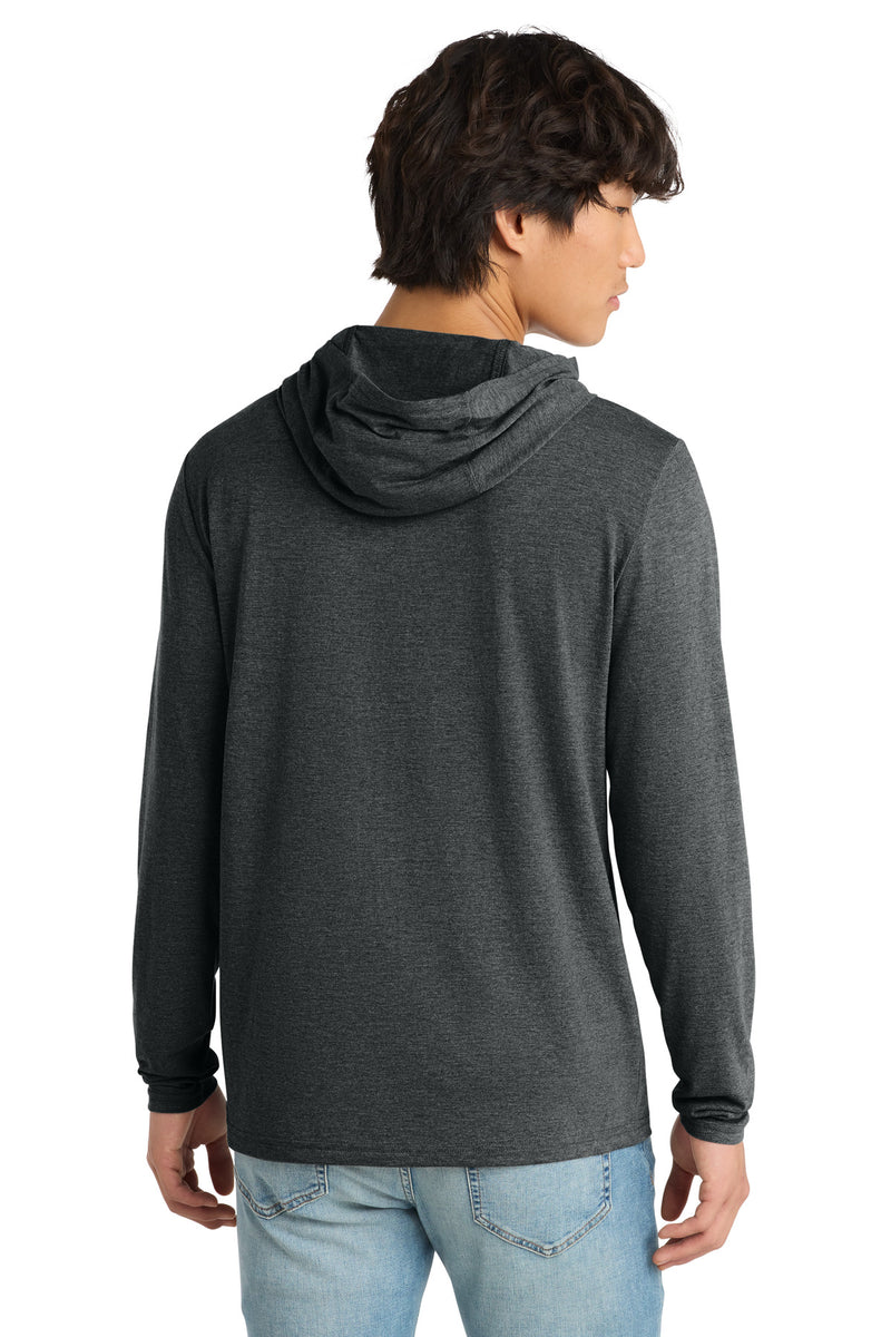 District Perfect Tri Long Sleeve Hoodie - Black Frost