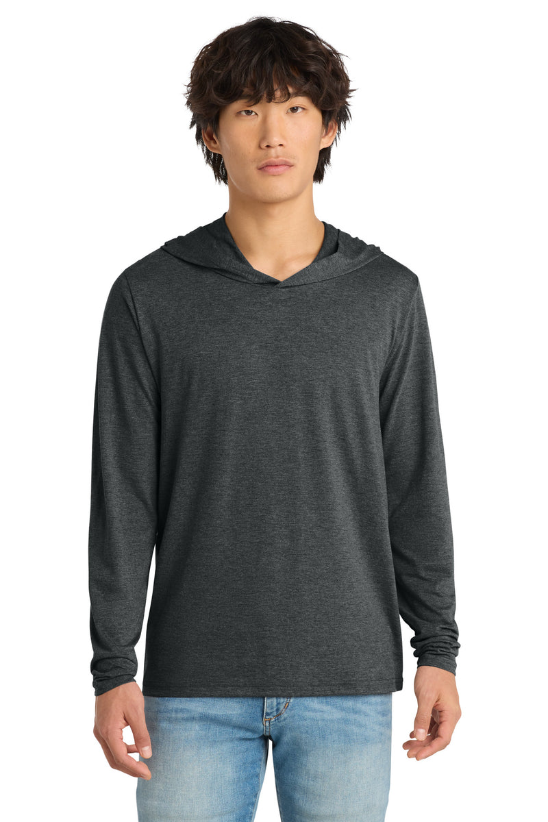 District Perfect Tri Long Sleeve Hoodie - Black Frost