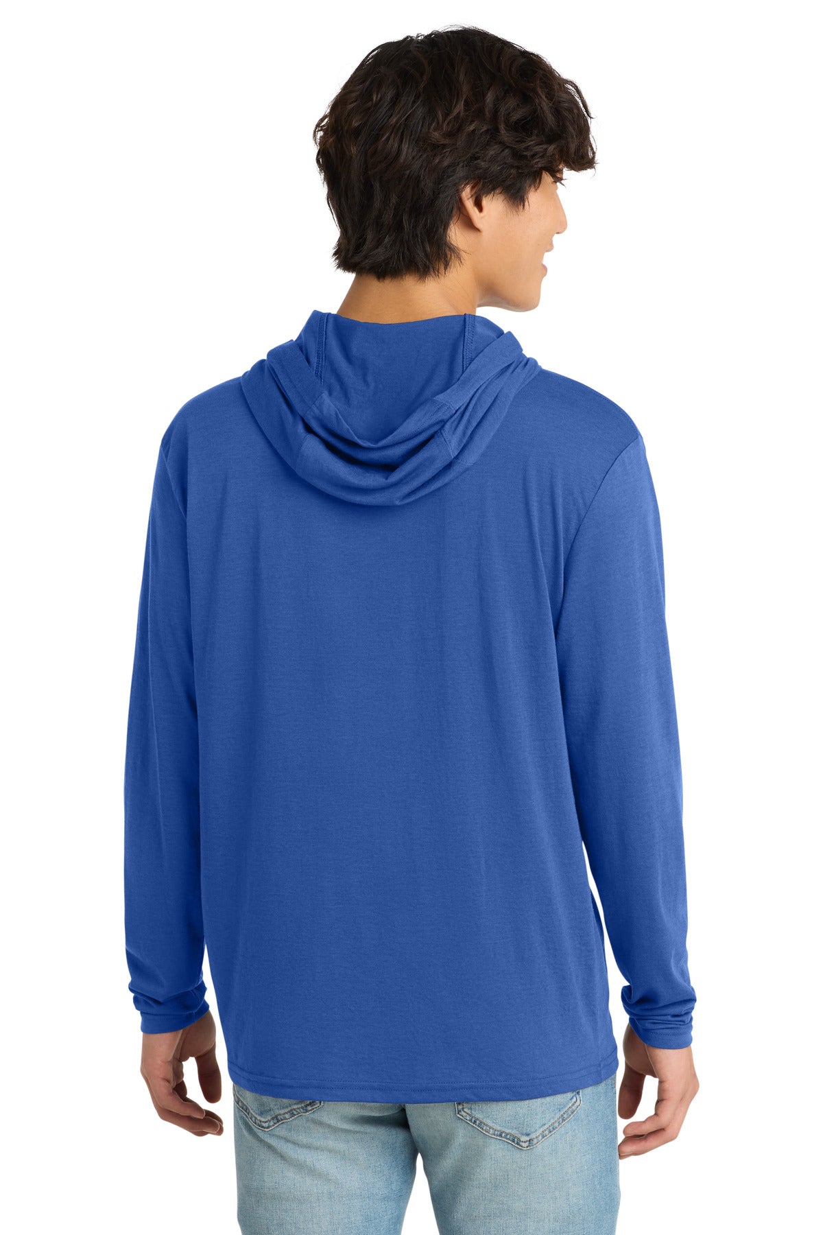 District Perfect Tri Long Sleeve Hoodie - Deep Royal