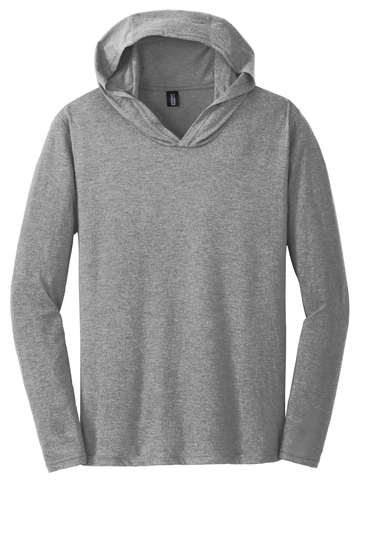 District Perfect Tri Long Sleeve Hoodie - Grey Frost