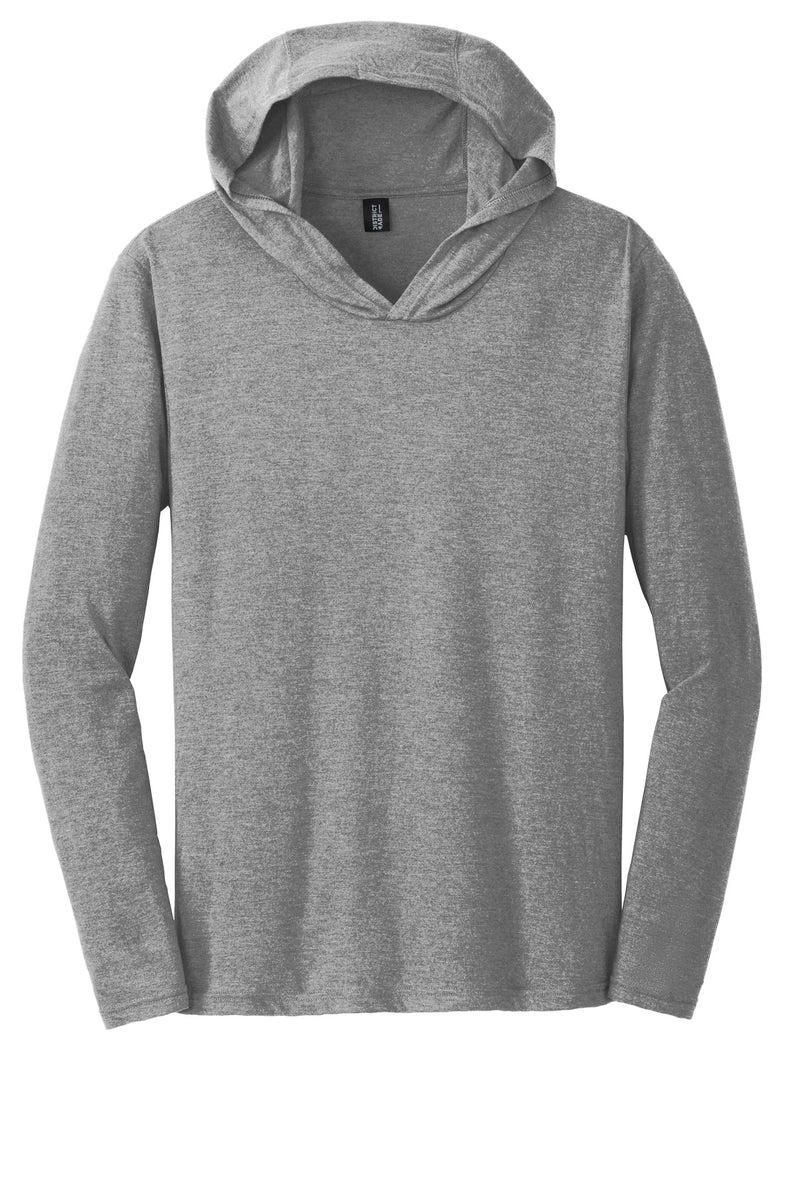 District Perfect Tri Long Sleeve Hoodie - Grey Frost