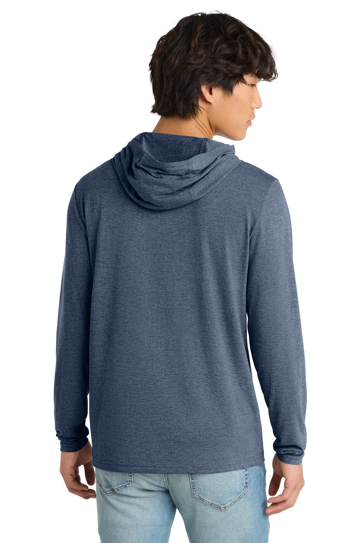 District Perfect Tri Long Sleeve Hoodie - Navy Frost