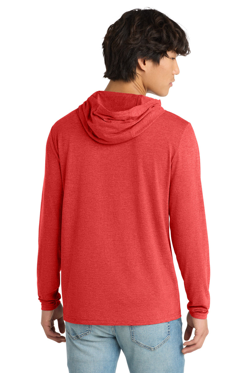 District Perfect Tri Long Sleeve Hoodie - Red Frost