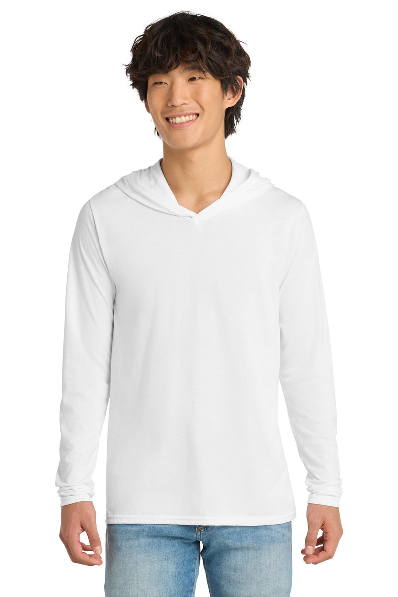 District Perfect Tri Long Sleeve Hoodie - White