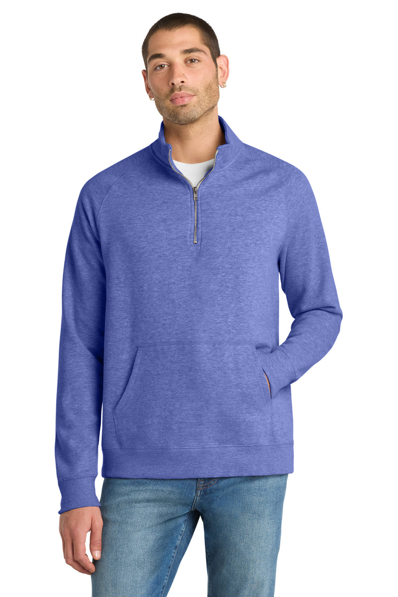 District Lightweight Fleece 1/4-Zip - Heathered Deep Royal