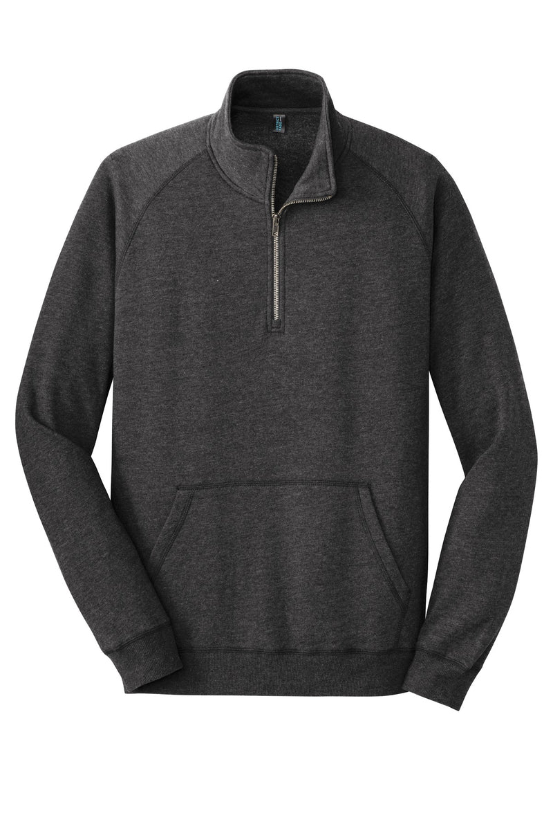District Lightweight Fleece 1/4-Zip - Heathered Black