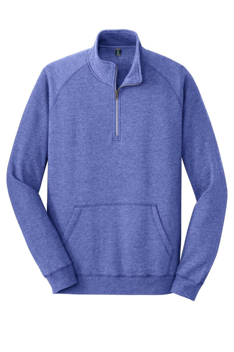 District Lightweight Fleece 1/4-Zip - Heathered Deep Royal