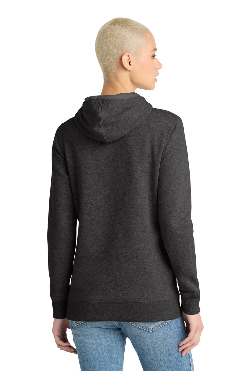 District  Women's Lightweight Fleece Hoodie - Heathered Black