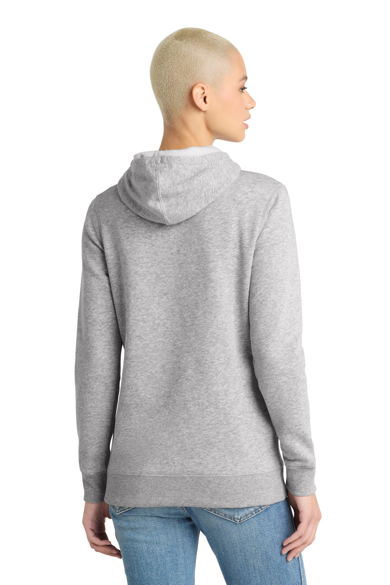 District  Women's Lightweight Fleece Hoodie - Heathered Grey