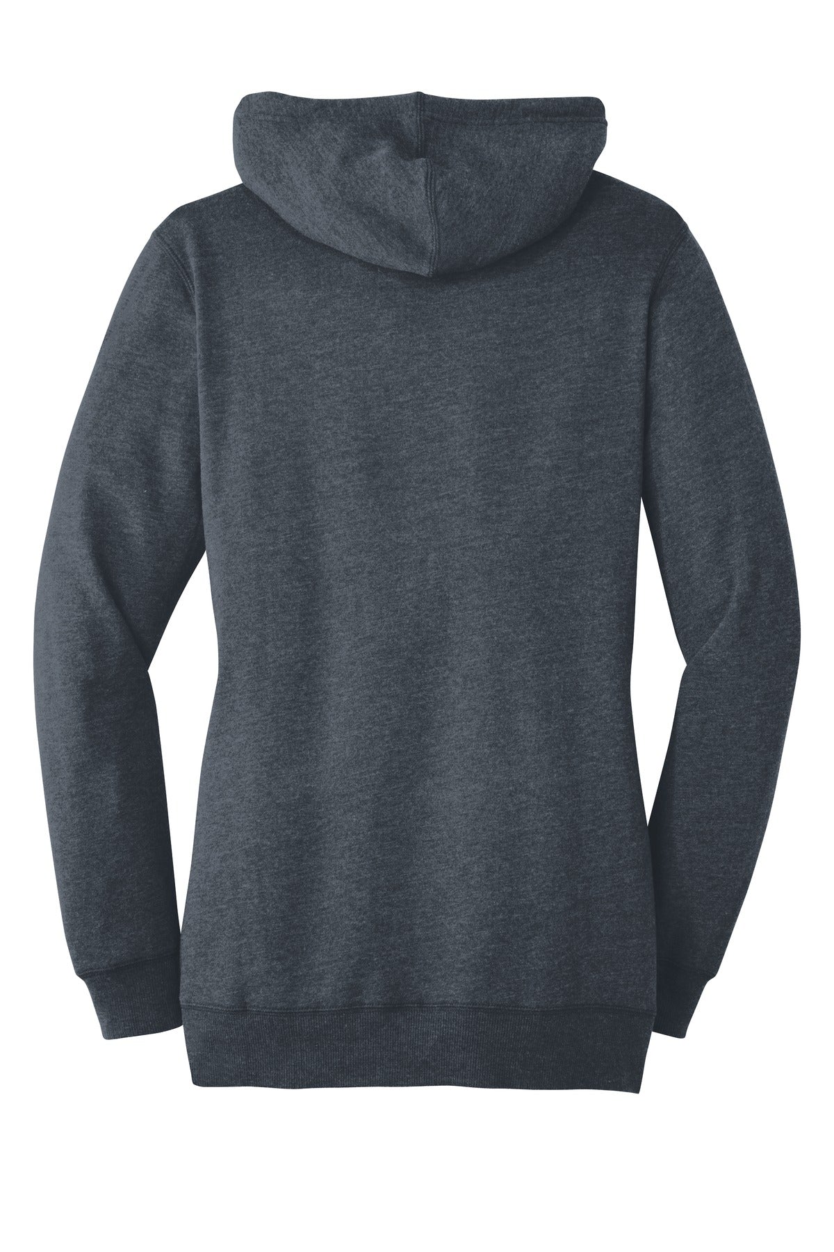 District  Women's Lightweight Fleece Hoodie - Heathered Navy
