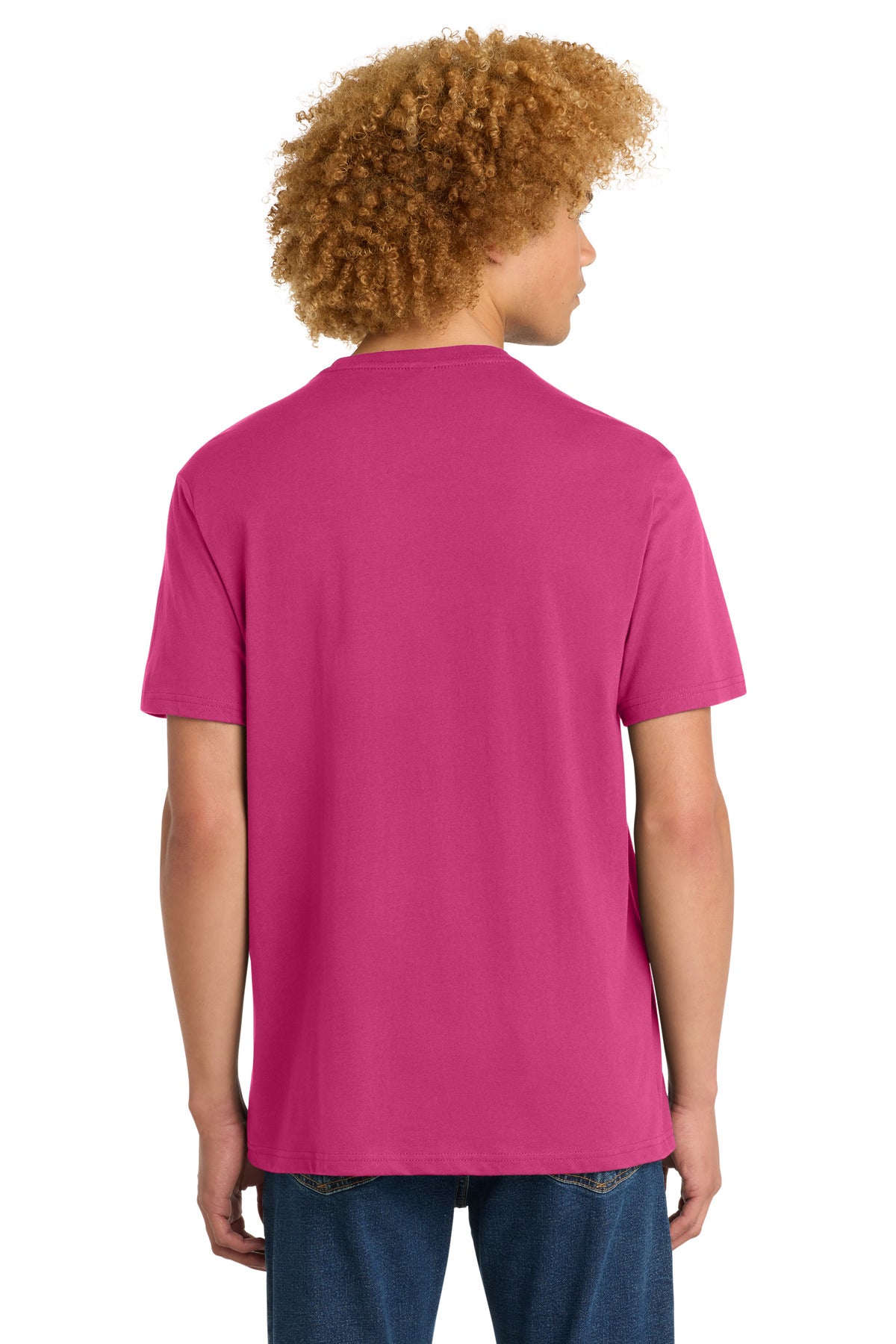 District Perfect Weight Tee - Dark Fuchsia