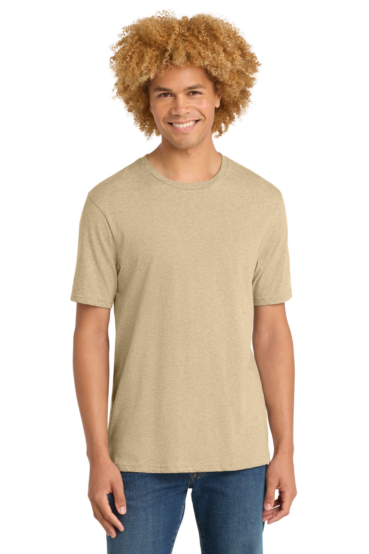 District Perfect Weight Tee - Heathered Latte