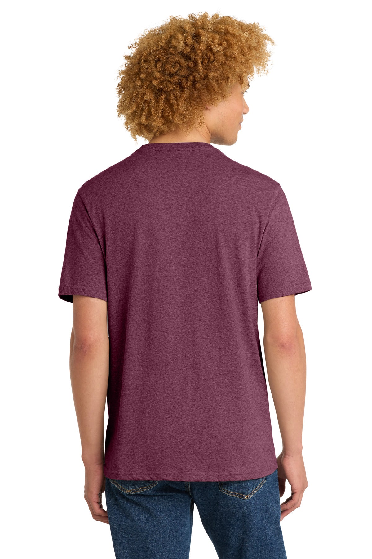 District Perfect Weight Tee - Heathered Loganberry
