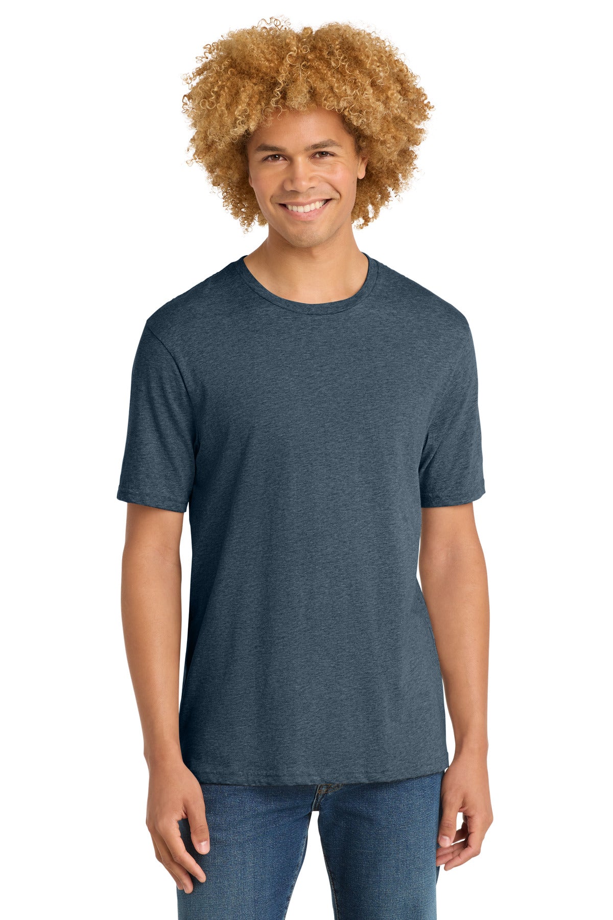 District Perfect Weight Tee - Heathered Navy