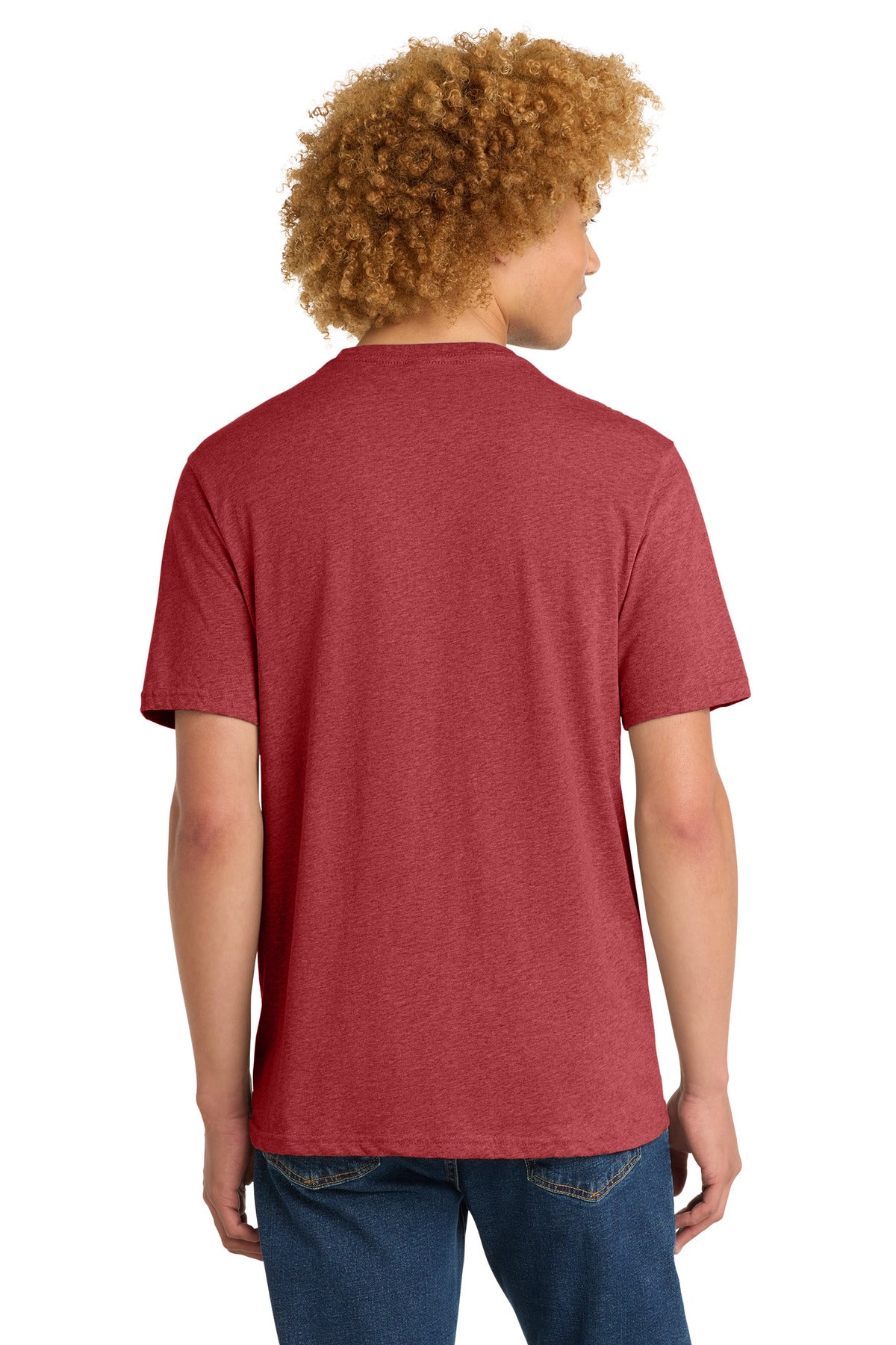 District Perfect Weight Tee - Heathered Red