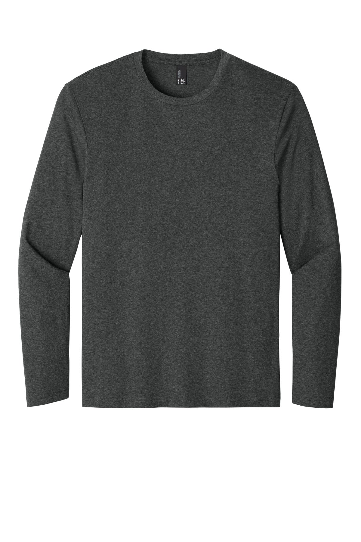 District  Perfect Weight Long Sleeve Tee - Heathered Charcoal