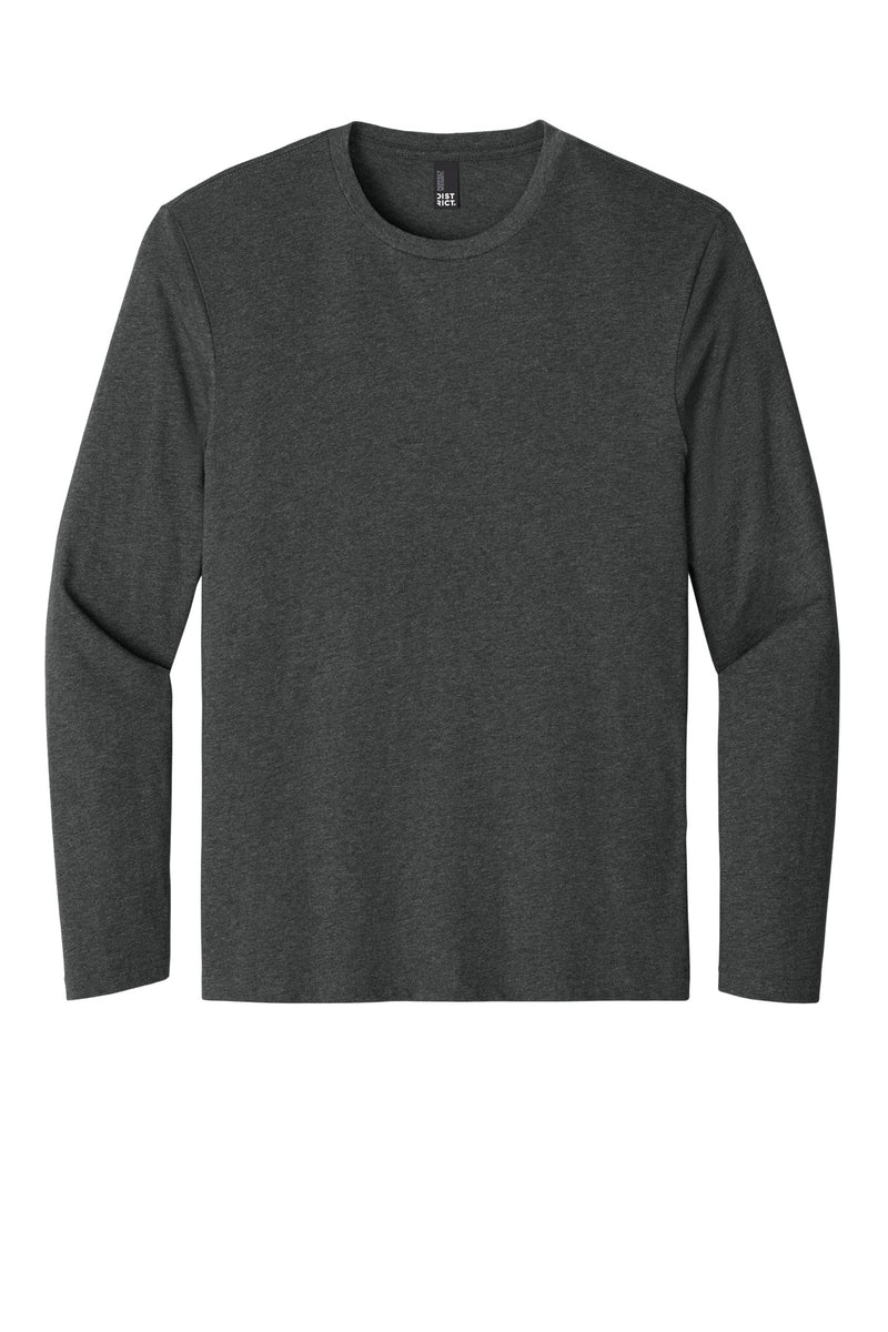 District  Perfect Weight Long Sleeve Tee - Heathered Charcoal