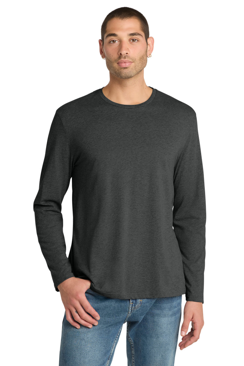 District  Perfect Weight Long Sleeve Tee - Heathered Charcoal