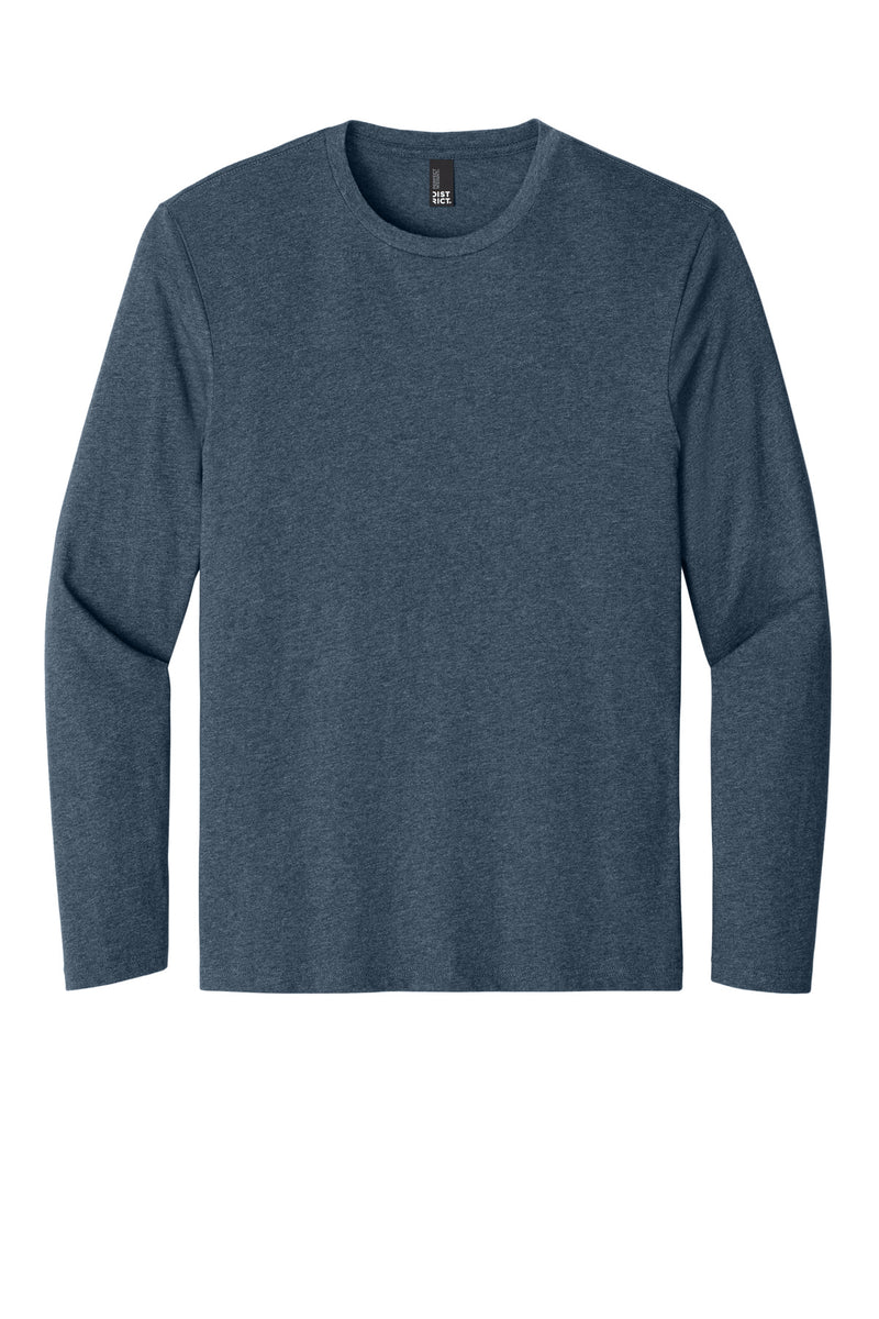 District  Perfect Weight Long Sleeve Tee - Heathered Navy