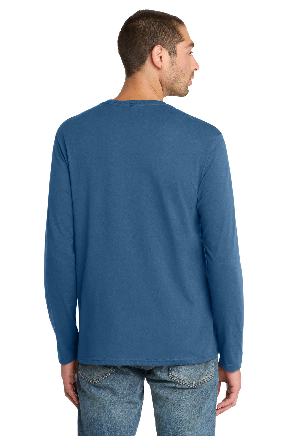 District  Perfect Weight Long Sleeve Tee - Maritime Blue