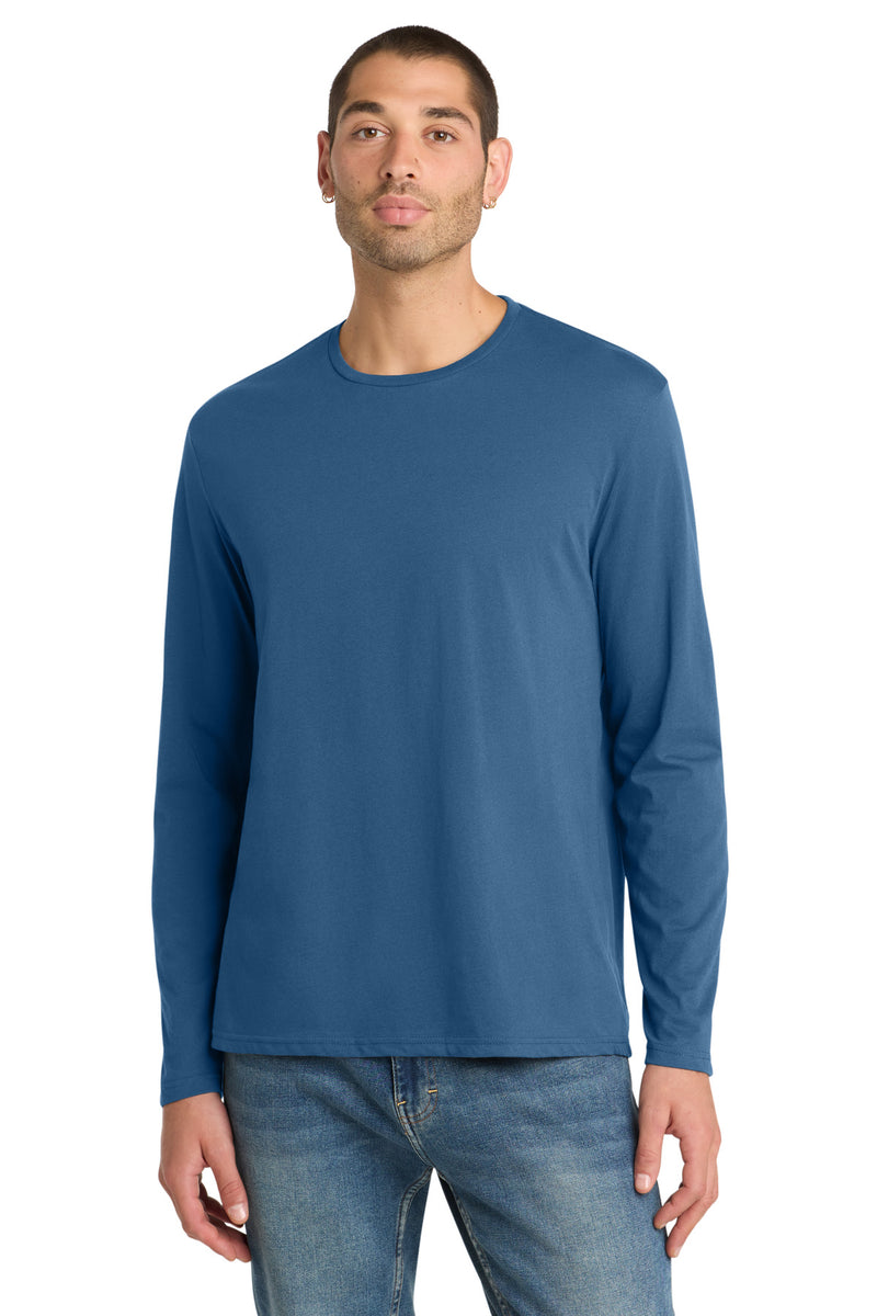 District  Perfect Weight Long Sleeve Tee - Maritime Blue