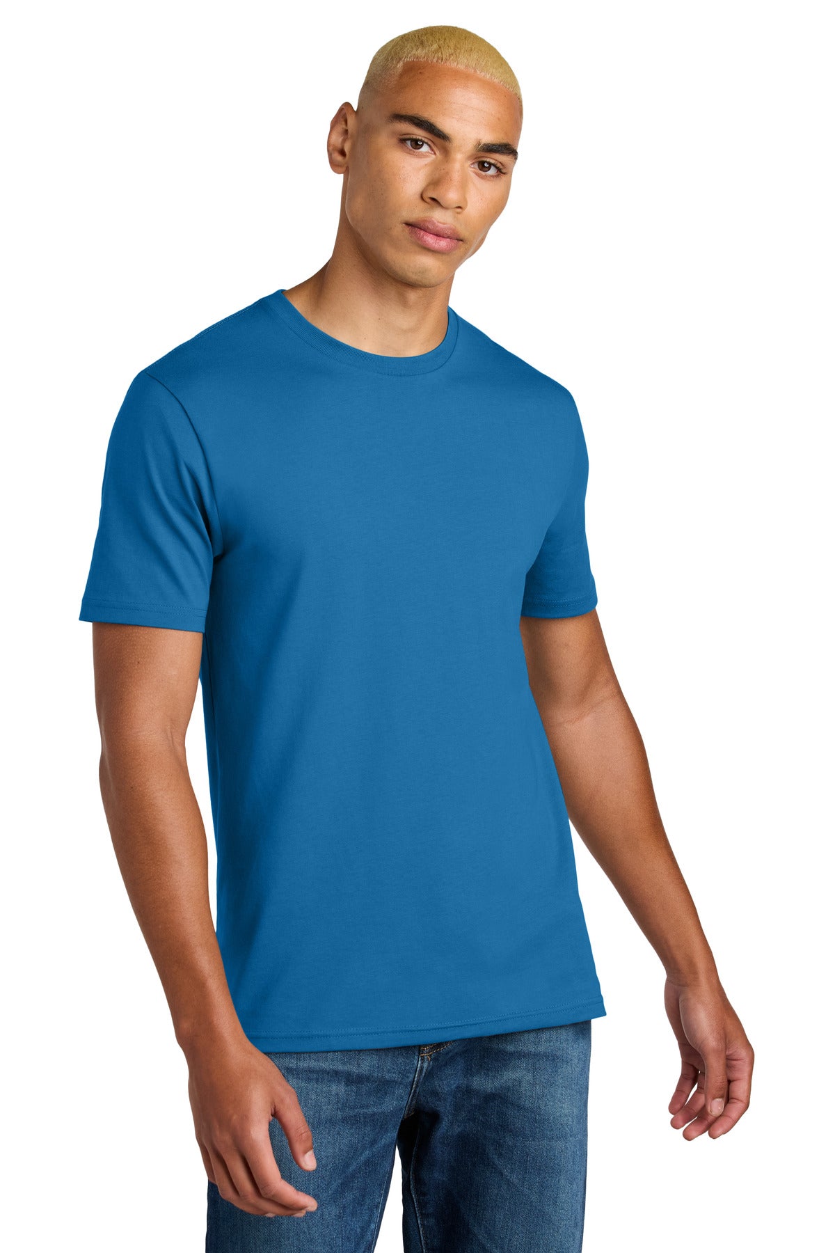 District Perfect Weight Icon Tee - Bright Blue