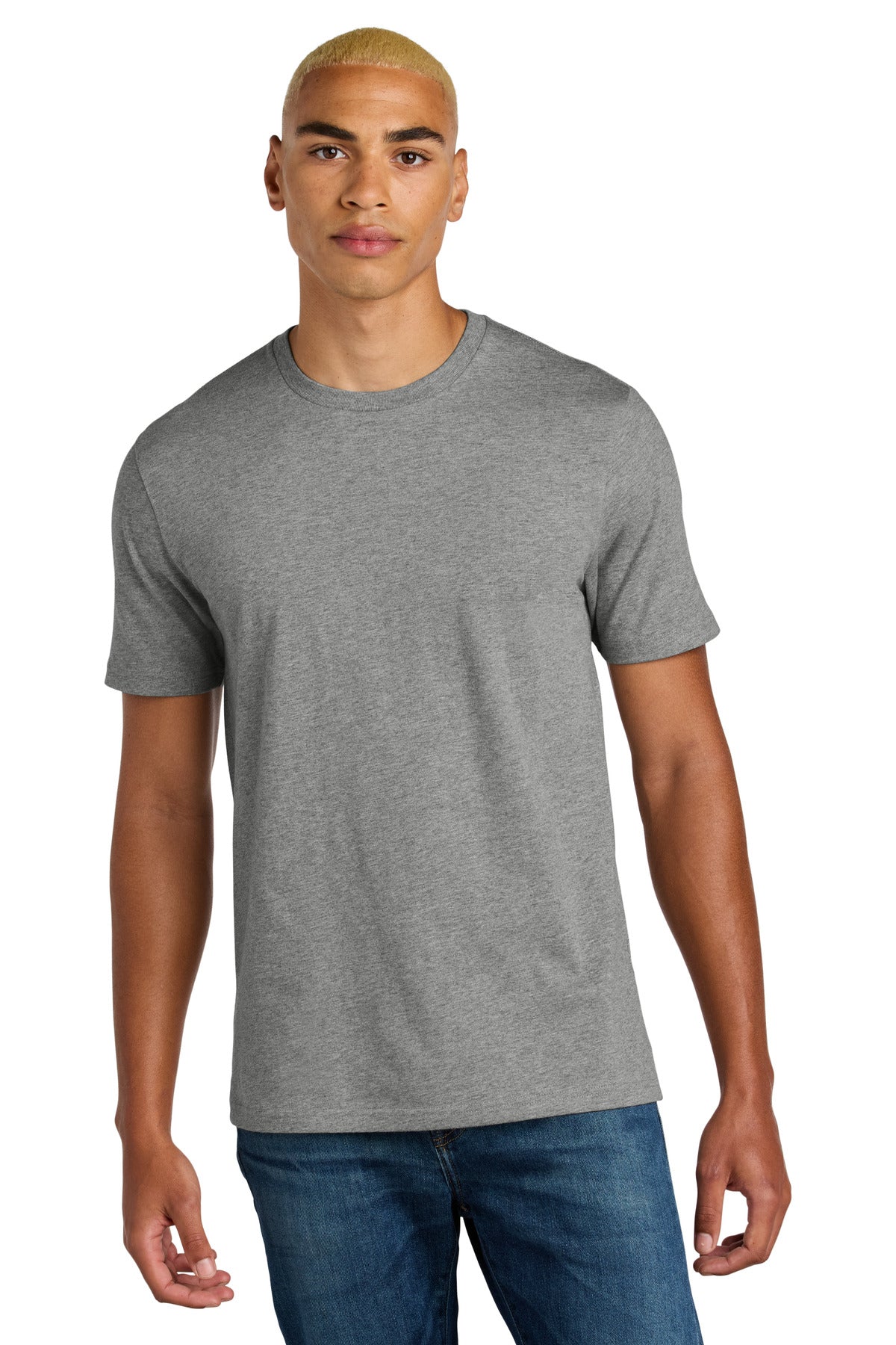 District Perfect Weight Icon Tee - Heathered Steel