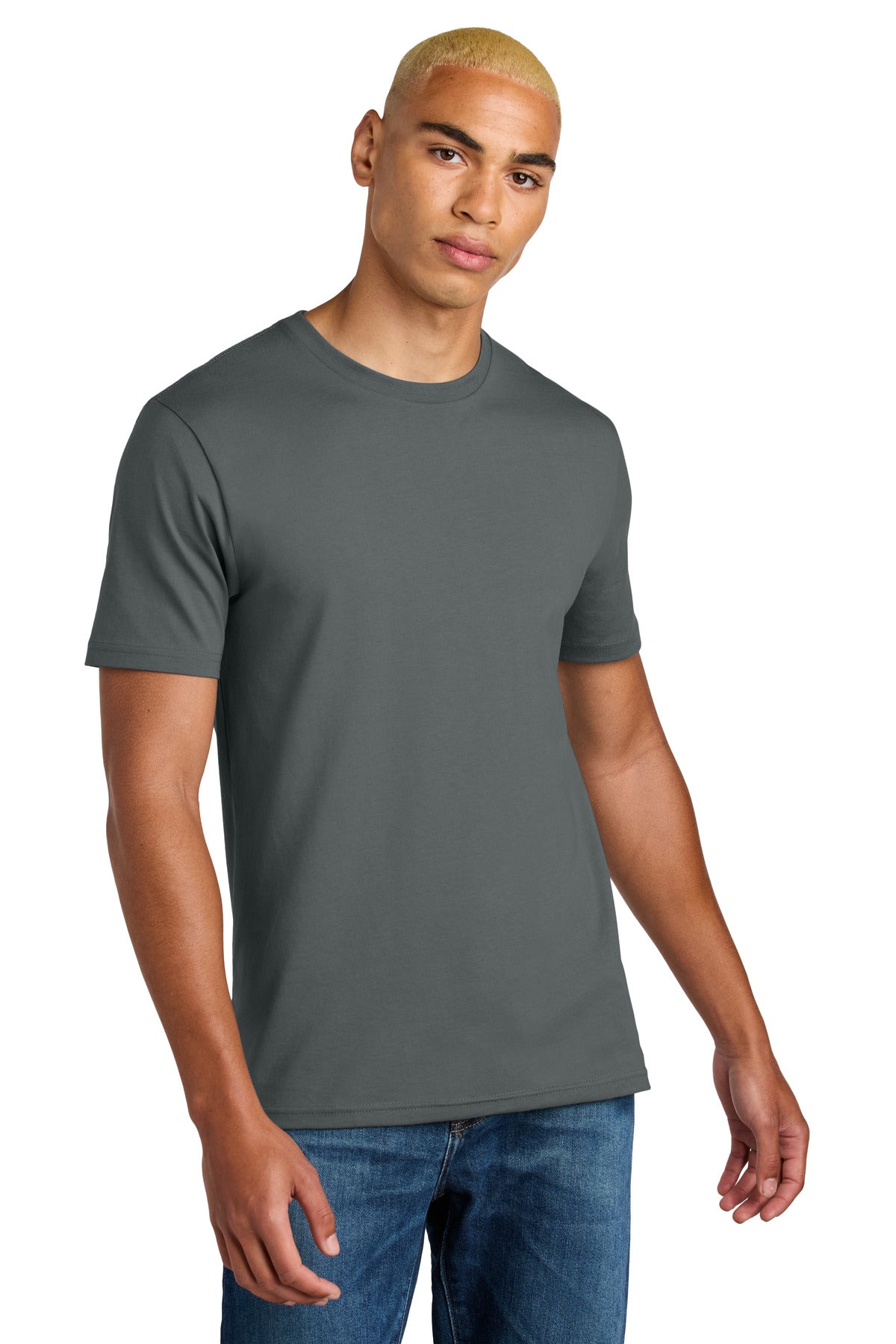 District Perfect Weight Icon Tee - Metal Grey