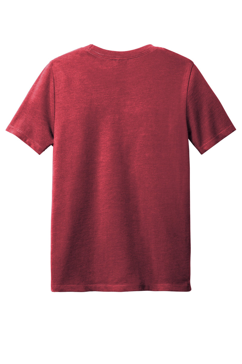 District Youth Perfect Blend CVC Tee - Heathered Red