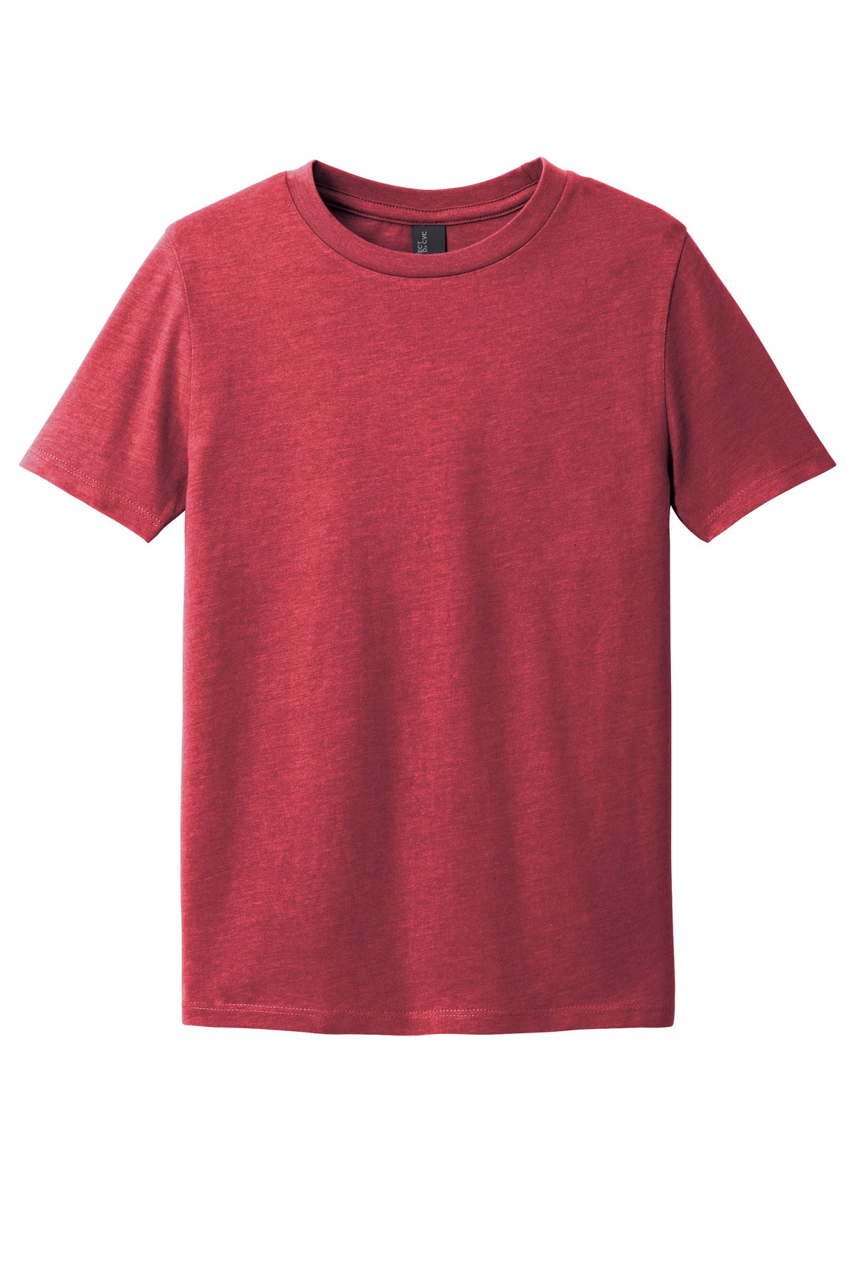 District Youth Perfect Blend CVC Tee - Heathered Red