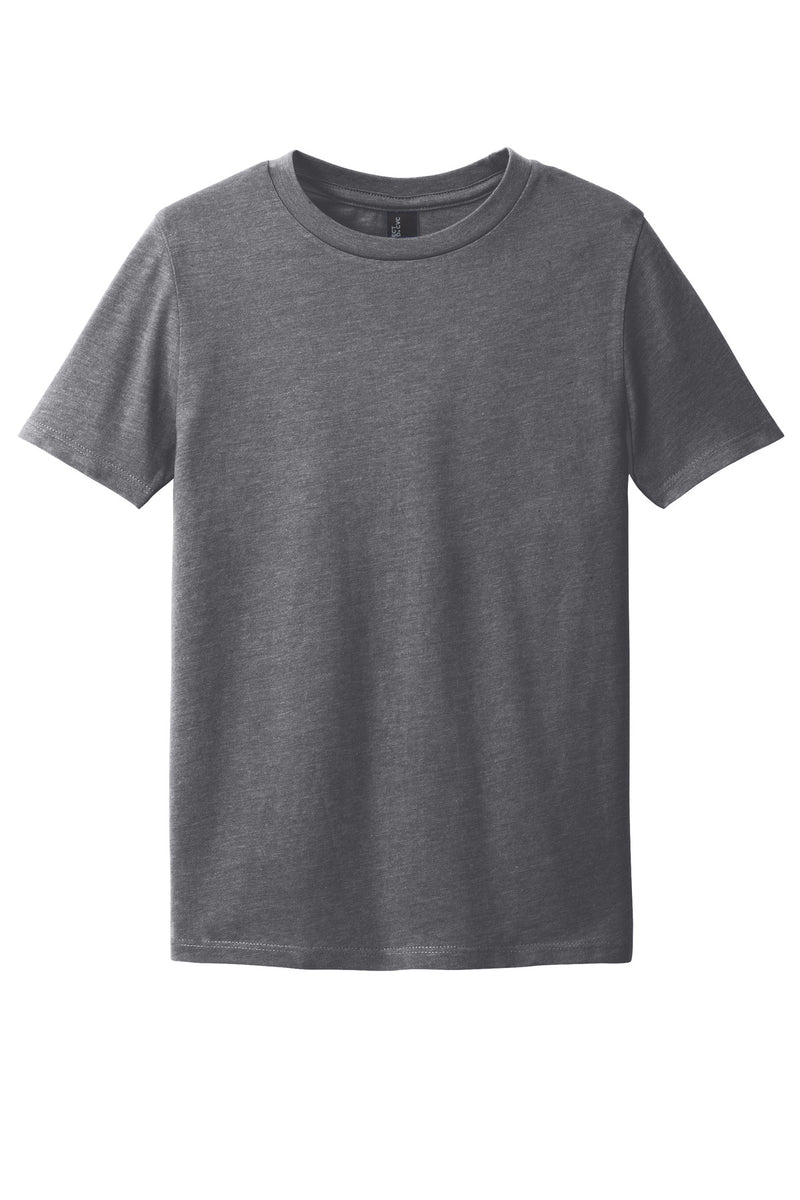 District Youth Perfect Blend CVC Tee - Heathered Charcoal