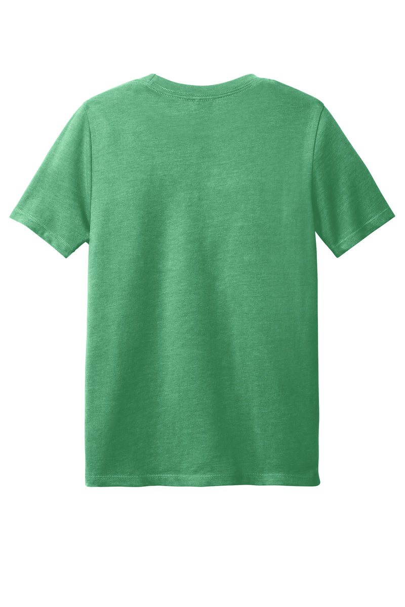 District Youth Perfect Blend CVC Tee - Heathered Kelly Green
