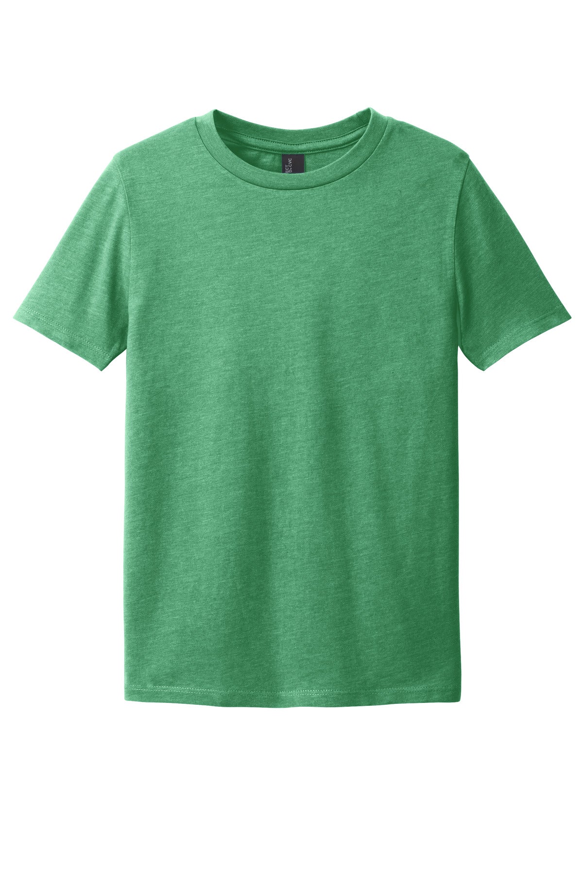 District Youth Perfect Blend CVC Tee - Heathered Kelly Green